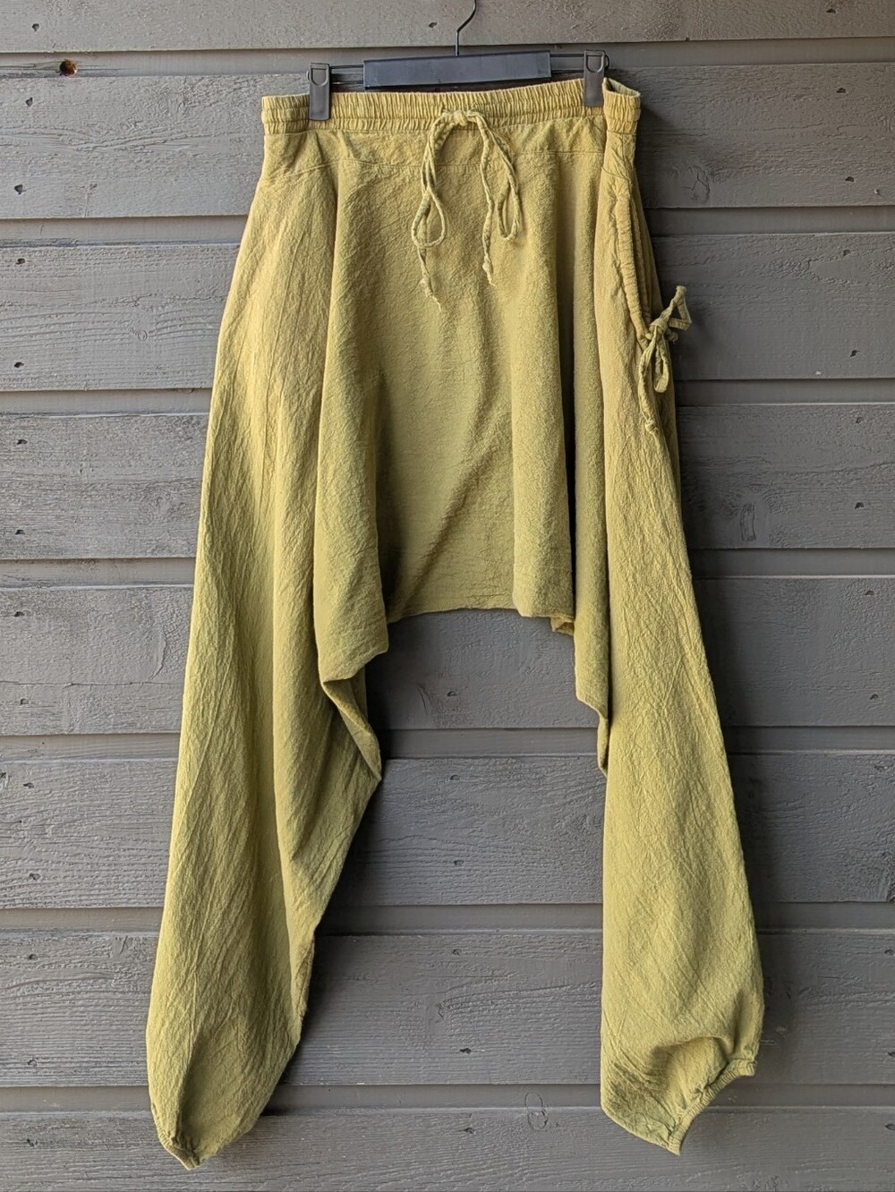 Buddha Pants Savannah Winter Harem Pants Medium Drop Crotch Boho Yoga Hippie